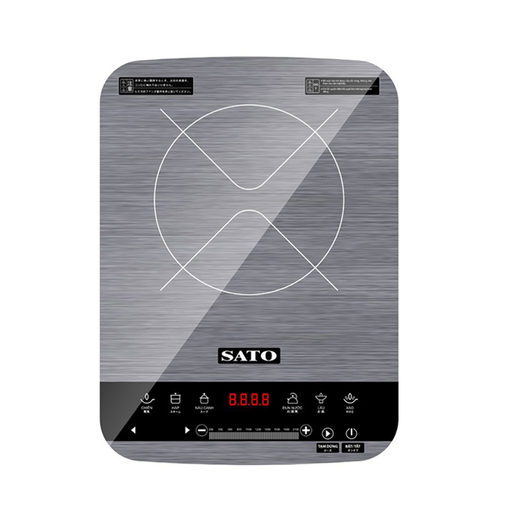  Bếp từ đơn SATO BT044 (Tặng kèm nồi lẩu inox) - Bảo hành 36 tháng