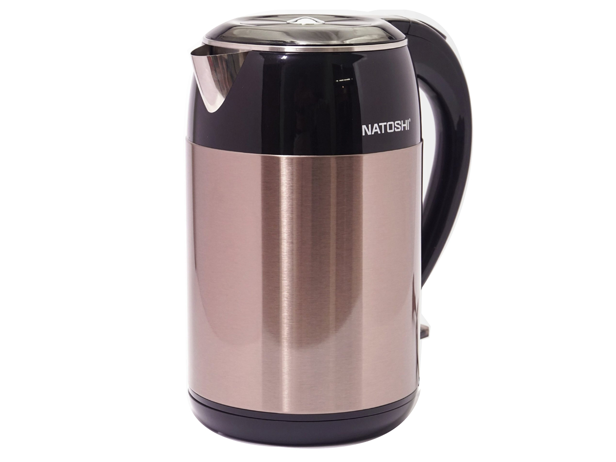 Ấm siêu tốc Natoshi N08, chất liệu inox 304 siêu bền, kiểu dáng đẹp