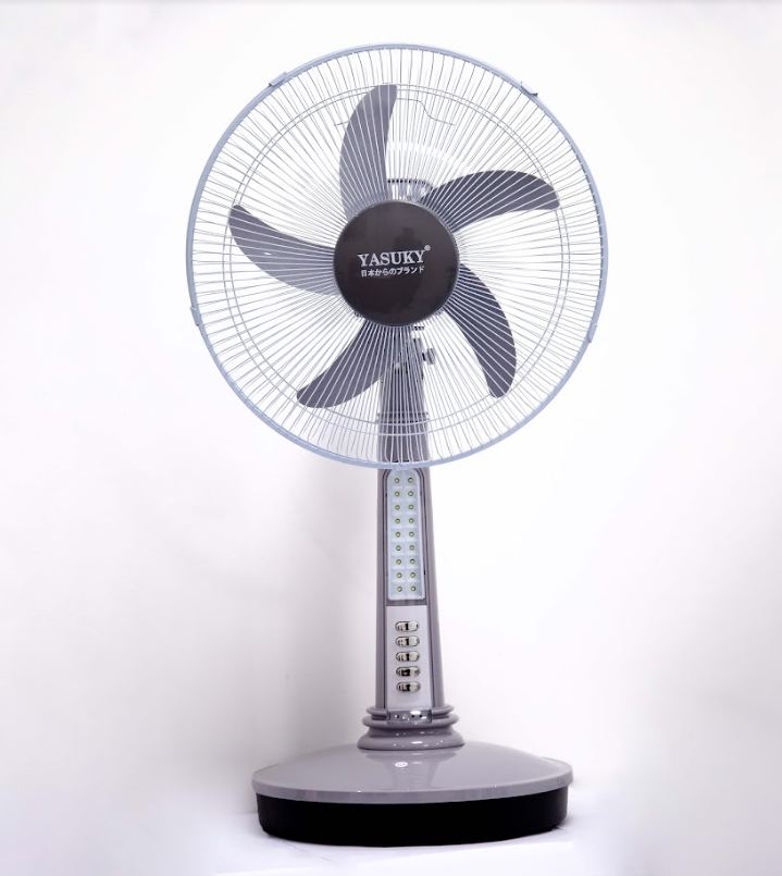 Quạt cây tích điện Yasuky YK-555, Hệ thống 19 đèn led, 3 tốc độ gió lưu điện tối đa 12 giờ
